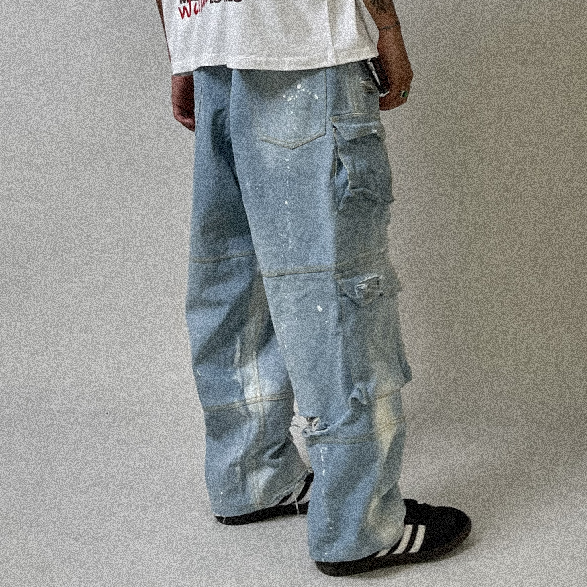 LOOSE FIT WASHED DENIMS (HEAVYWEIGHT)