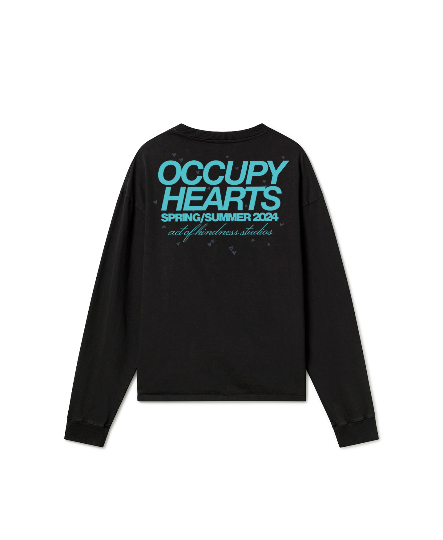 “OCCUPY HEARTS” LONG SLEEVE T-SHIRT S/S 2024